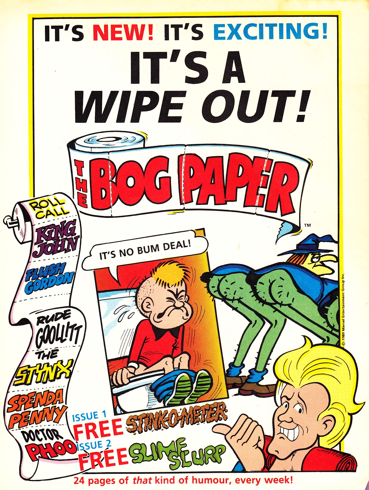 Starlogged Geek Media Again The Bog Paper Launch Ad Marvel Uk